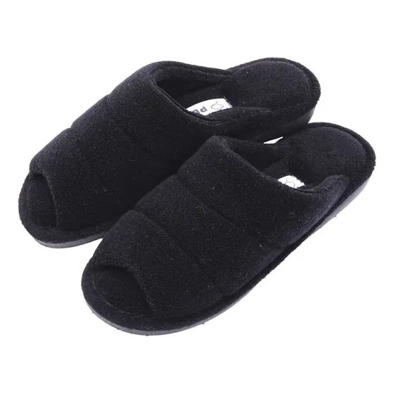 Pantufa Feminina Ortopédica Atoalhada Antiderrapante Puff