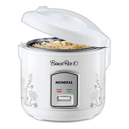 Panela Elétrica Bianca Rice 10 Mondial 700w - Pe-10 Branco 127v