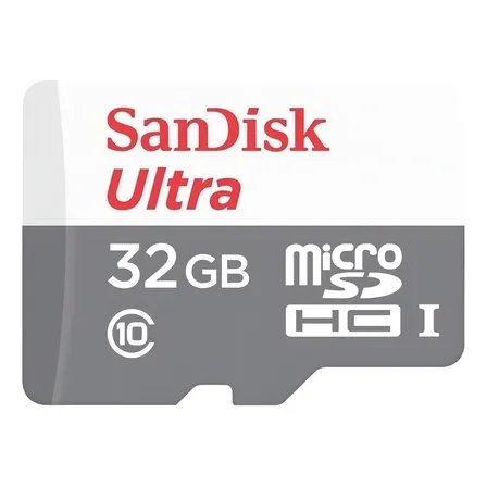 Cartão De Memória Sandisk Sdsqunr-032g-gn3ma Ultra Com Adaptador Sd 32gb