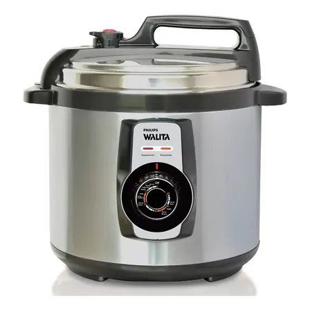 Panela De Pressão Elétrica Walita Daily Philips Ri3103 Metal Cor Preto/Prata Frequência 60 Hz