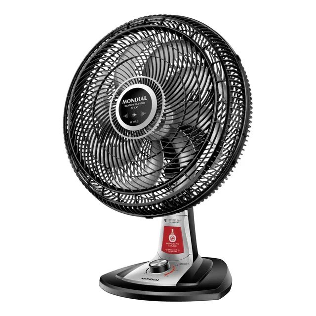 Ventilador 40cm Super Turbo 8 Pás Repelente Líquido, Mondial, 140W - VTX-40-8P-RL