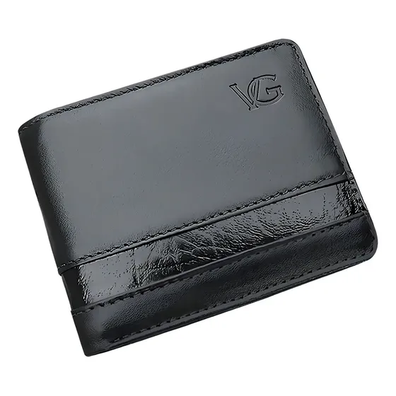 Carteira Masculina Couro legitimo Vastigriff 2140 preto