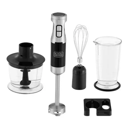 Mixer Vertical 3 em 1 BLACK+DECKER MK600 Com Design em Inox Preto