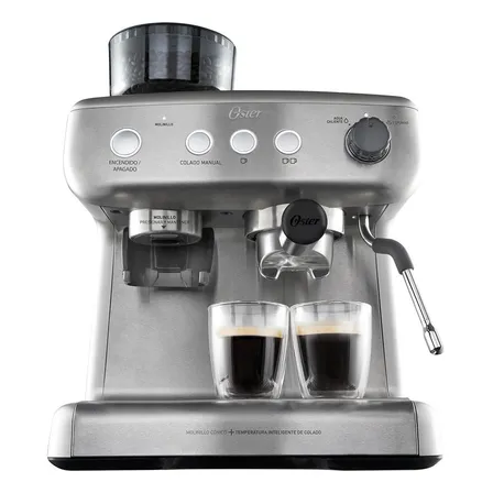 Cafeteira Espresso Oster Xpert Perfect Brew Cor Aço Inoxidável Prateado 127v