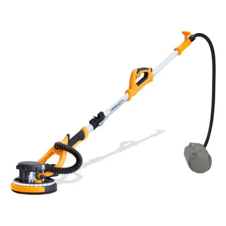Lixadeira Telescópica Parede Teto 750w Mlp750 Menegotti Cor Amarelo Frequência 60 Hz 127v
