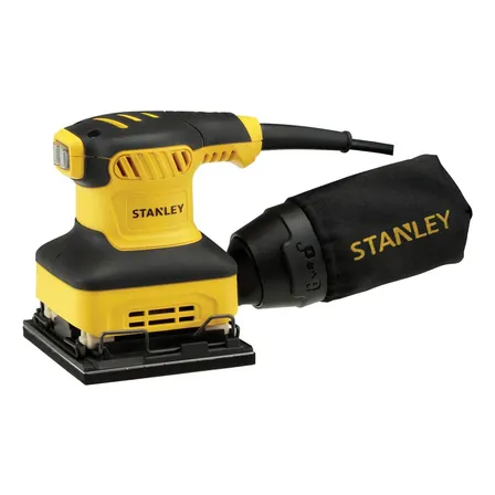 Lixadeira Orbital 1/4" Stanley Modelo SS24 Com Coletor de Pó Potência de 240W