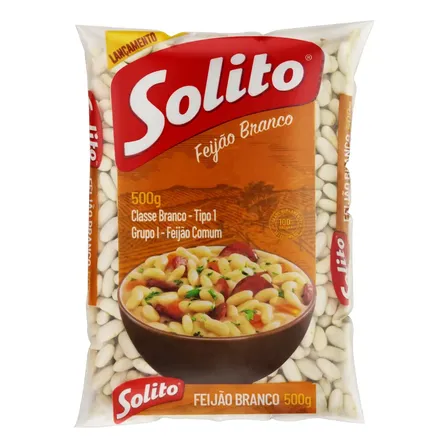 Feijão branco Solito em pacote sem glúten 500 g