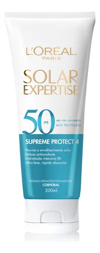 Protetor Solar Corporal FPS 50 Solar Expertise Supreme Protect L'Oréal Paris, 200ml