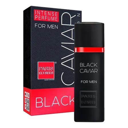 Perfume Black Caviar Paris Elysees Masculino Intense 100ml