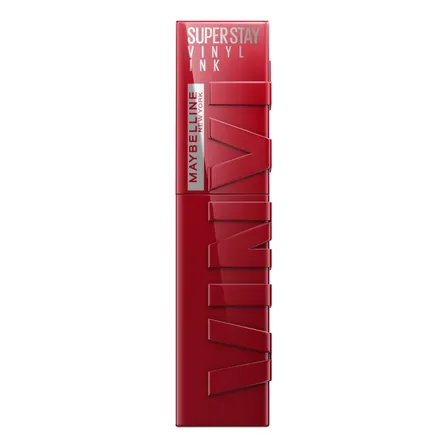 Batom Líquido, Longa Duração, Acabamento Vinil Espelhado E Efeito Gloss, Brilho Instantâneo, Conforto Para Os Lábios, Fórmula Vegana, Cor Lippy, Superstay Vinyl Ink Maybelline Ny 4,2ml Lippy 10