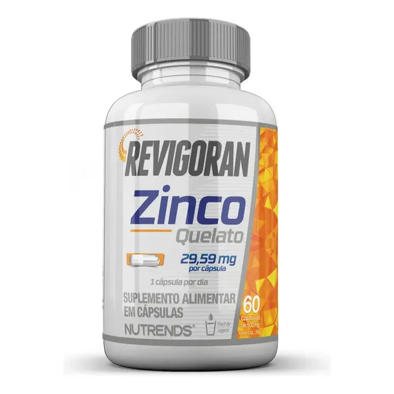 Suplemento Em Cápsulas Nutrends Revigoran Zinco Quelato Vitaminas Em Caixa De 100g