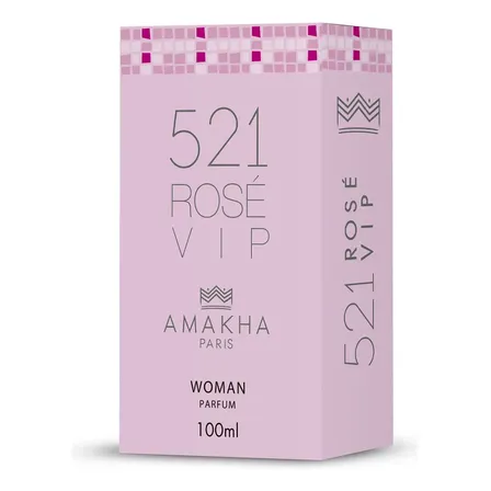 Deo Colônia Feminino 521 Vip Rosé 100ml - Amakha Paris
