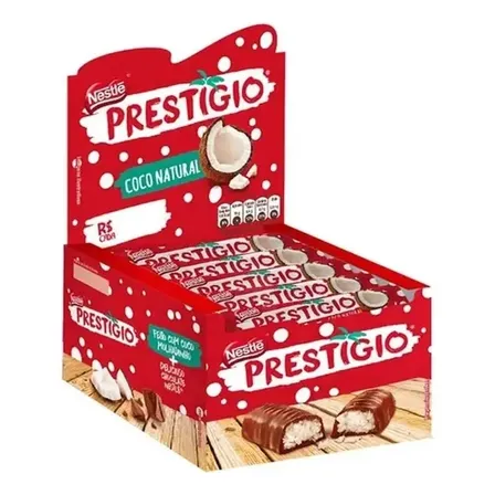 Chocolate Prestigio Nestlé Caixa Com 30 Unidades De 33g