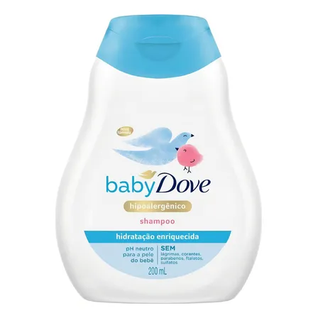 Shampoo Dove Baby Hidratação Enriquecida 200ml