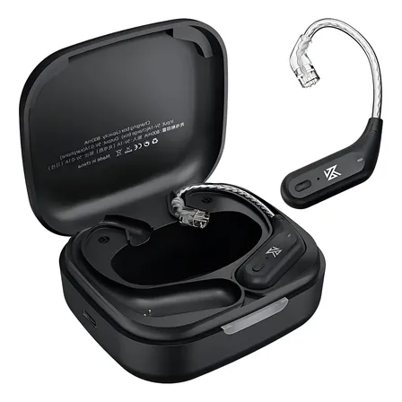 Módulo Tws Bluetooth 5.2 Kz Az09 Tipo C Com Microfone + Preto
