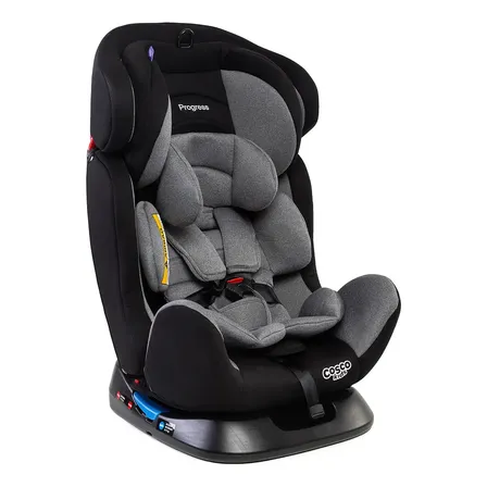 Cadeirinha Cosco Kids, Progress, 0 A 36kg, Cinza Mescla Cinza/preto