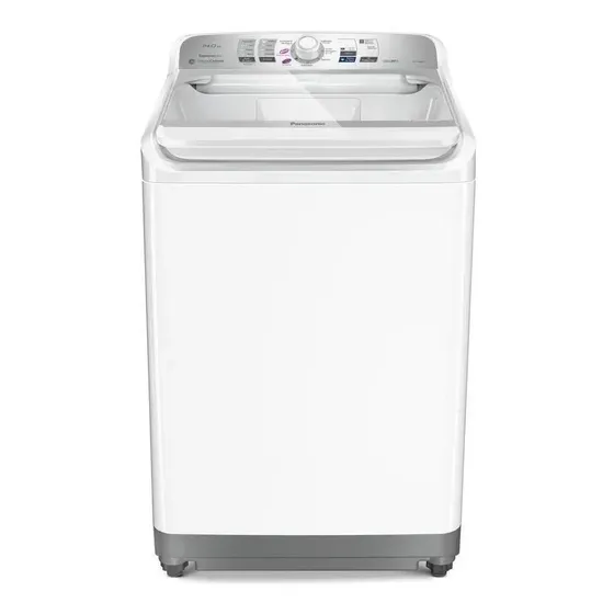 Máquina de Lavar NA-F140B1W 14KG Com Sistema Ciclone Cor Branco Panasonic