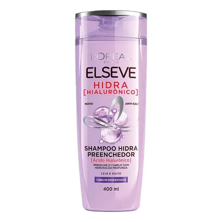 Shampoo Preenchedor Hidratante Com Ácido Hialurônico Elseve L'oréal Paris 400ml