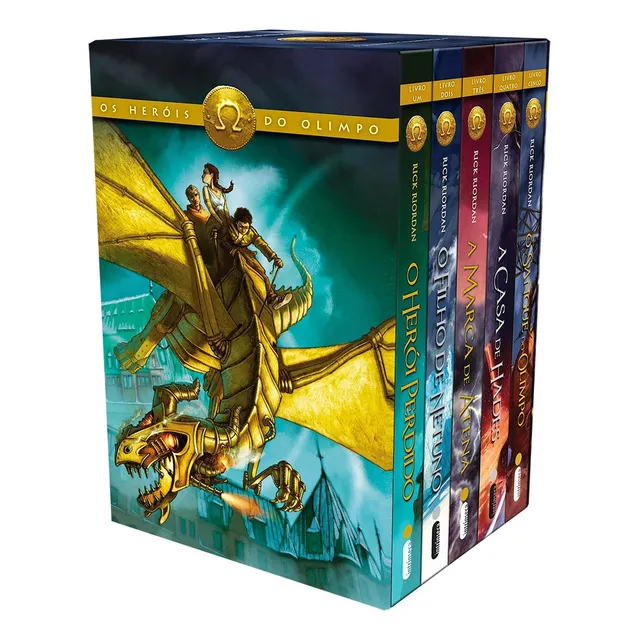 Livro Box Os Heróis Do Olimpo Rick Riordan Intrínseca