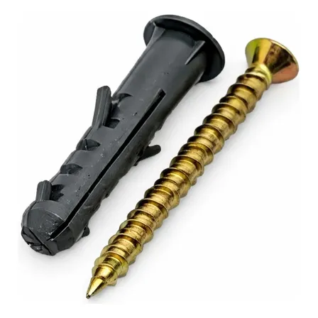 Kit Com 100 Parafuso 5,0x6mm + 100 Bucha 8,8mm Fixação