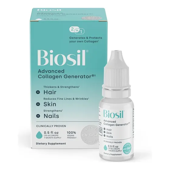 Suplemento Biosil Collagen Booster - Gotas De 0,5 Fl Oz - Pa