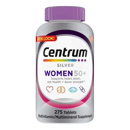 Suplemento Multivitamínico Feminino 50+ Centrum Silver 275 C