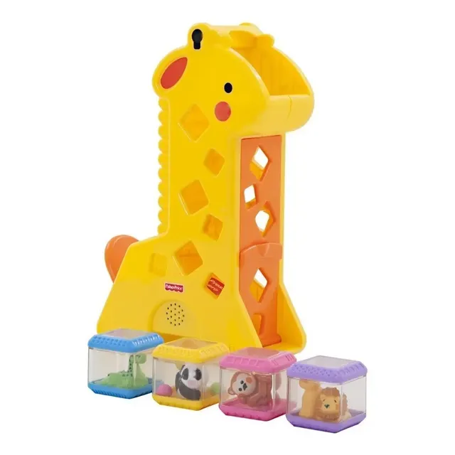 Girafa Divertida Com Blocos Fisher Price - Mattel
