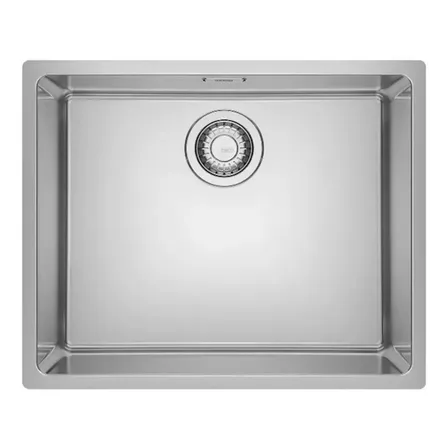 Cuba De Embutir E Sobrepor Franke Línea 50x40cm Em Aço Inox Com Sifão E Válvula 4,5 16659