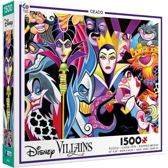 Quebra-cabeça Ceaco Disney Villains, 1500 Peças