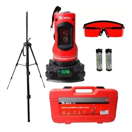 Nível Laser 150 Mm C/ Tripe Autonivelameto Em Cx Plast. Mtx