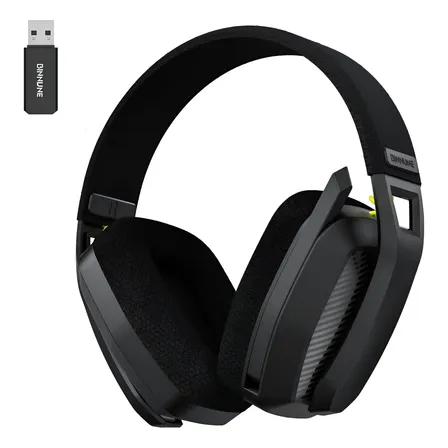 Fones De Ouvido Sem Fio Binnune Bw06 2.4g Bluetooth 5.3 Blac Preto