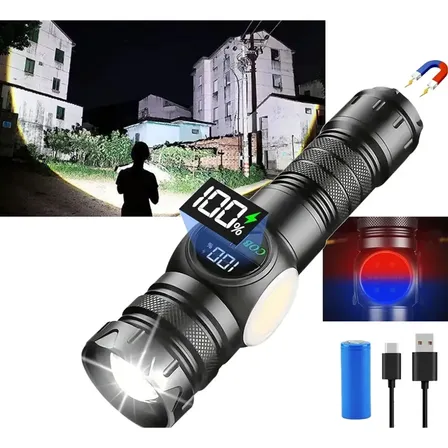 Lanterna De Acampamento Led Portátil Recarregável