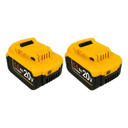 2 Kit Bateria Compativel 5ah 20v Para Dewalt