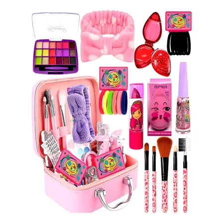 Kit De Maquiagem Infantil Completa Com Maletinha