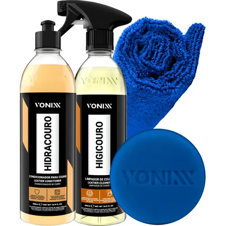 Kit Higicouro Hidracouro Aplicador Flanela Microfibra Vonixx