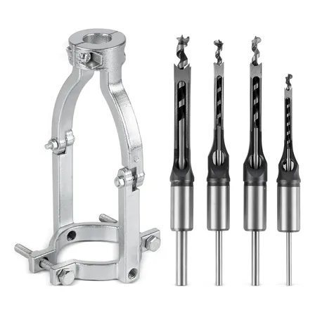 Adaptador De Broca De Furo Quadrado E Conjunto De Broca D