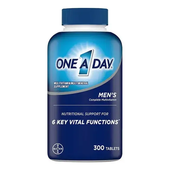 Comprimidos Multivitamínicos Masculinos Um Por Dia, 300 Ct.