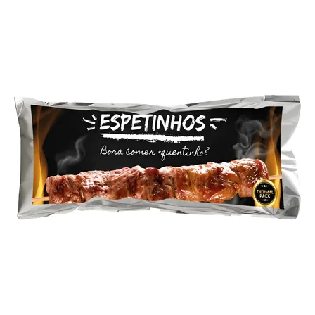 Embalagens Para Espetinhos / Churrasquinhos 500 Un Saquinho