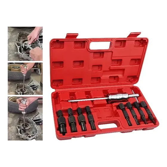 Kit Extrator De Rolamento Interno Com Marreta Dinâmica 9peca