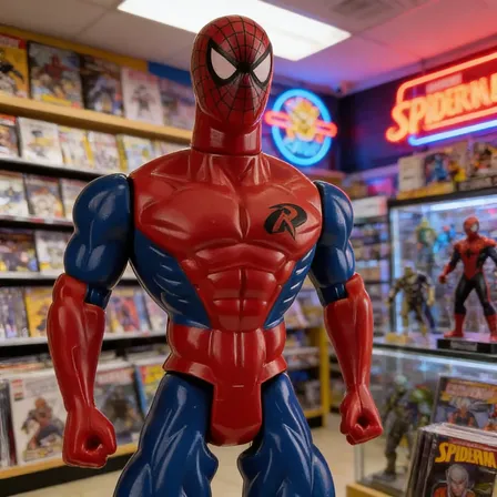 Boneco Homem Aranha 42 Cm Articulado Grande Brinquedo Menino