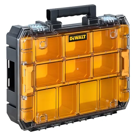 Caixa De Ferramentas Organizadora Transparente Dewalt T-stak V Amarelo E Preto