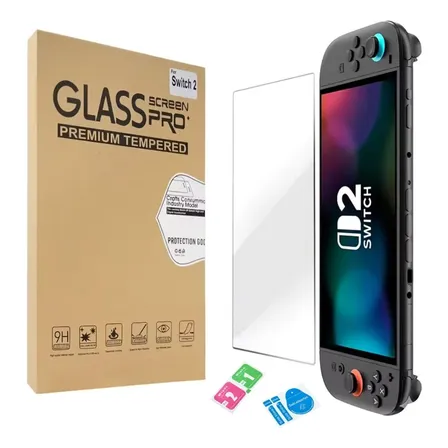 Película Vidro Temperado 9h Para Nintendo Switch 2 Premium