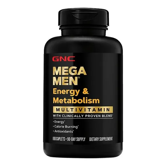 Multivitamínico Gnc Mega Men Para Energia E Metabolismo 180
