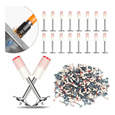 Kit Com 100 Pinos Para Pistola De Fixação Pregos Pinador