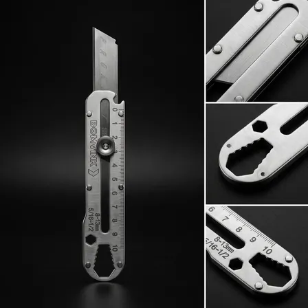 Estilete 18mm Profissional Retrátil Com Trava De Segurança