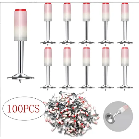 Kit Com 100 Pinos Para Pistola De Fixação Pregos Pinador