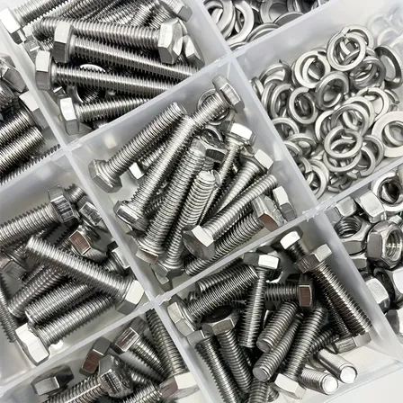 Kit 520 Parafusos E Porcas Aço Inox