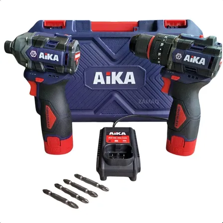 Kit De Parafusadeira Aika 16v Ad-dr10a + W150b - Novidade