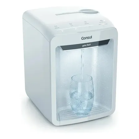 Purificador Filtro De Água Consul Eletrônico Com Refrigeração Cpb33ab - Branco 127/220v