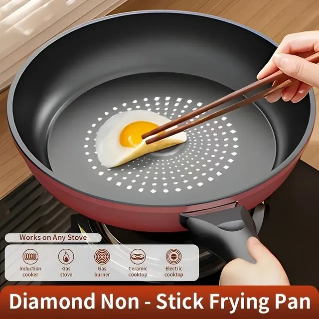 Frigideira Antiaderente Para Cozinha Vermelho